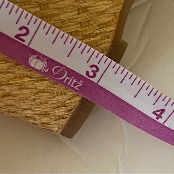 BOC Orange Flower Wedge Sandals Sz 8 - Picture 9 of 10